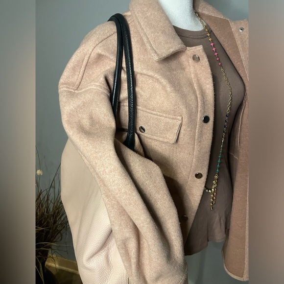 Kate Spade Pink Pebbled Leather Tote Bag Black Bow Accent Shoulder Purse - Picture 9 of 10